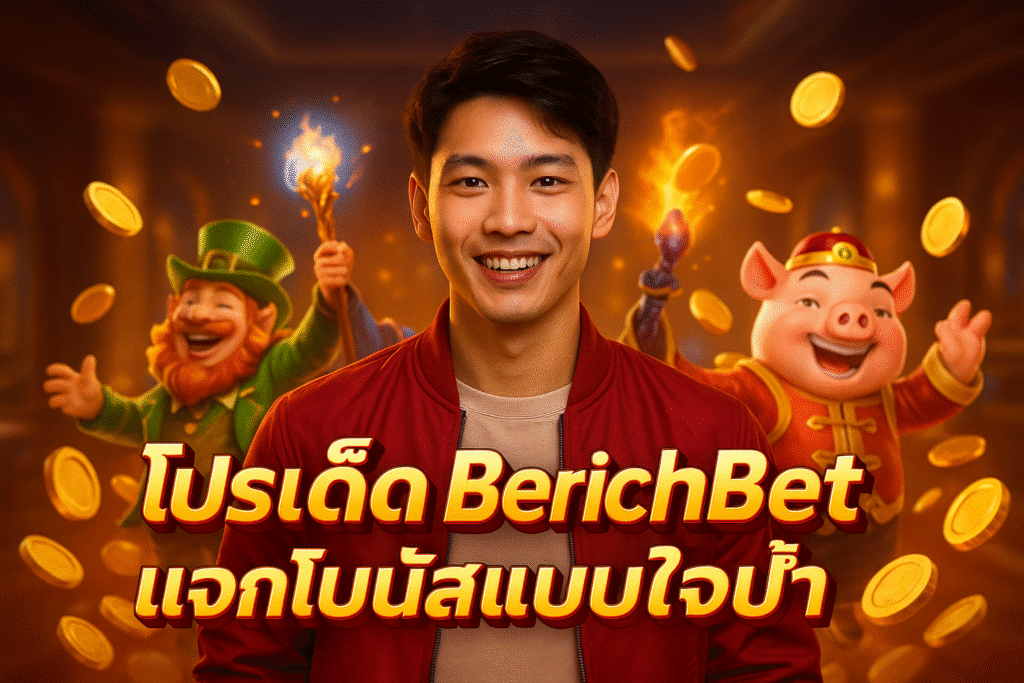 โปรเด็ด BerichBet แจกโบนัสแบบใจป้ำ